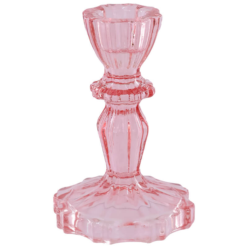 THALIA PINK CANDLE HOLDER 11CM