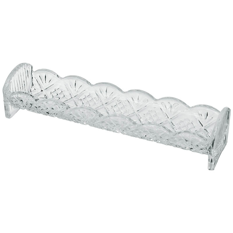 GLASS MACAROON HOLDER 6X24CM