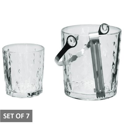 MARILYN ICE BUCKET & 6 TUMBLERS 7P
