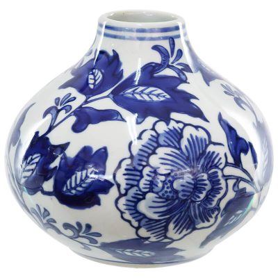 BLUE MINI VASE 11CM