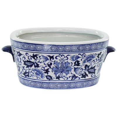BLUE WHITE ALMOND PLANTER