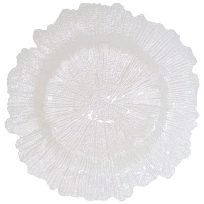SPLASH CHARGER PLATE WHITE 33CM
