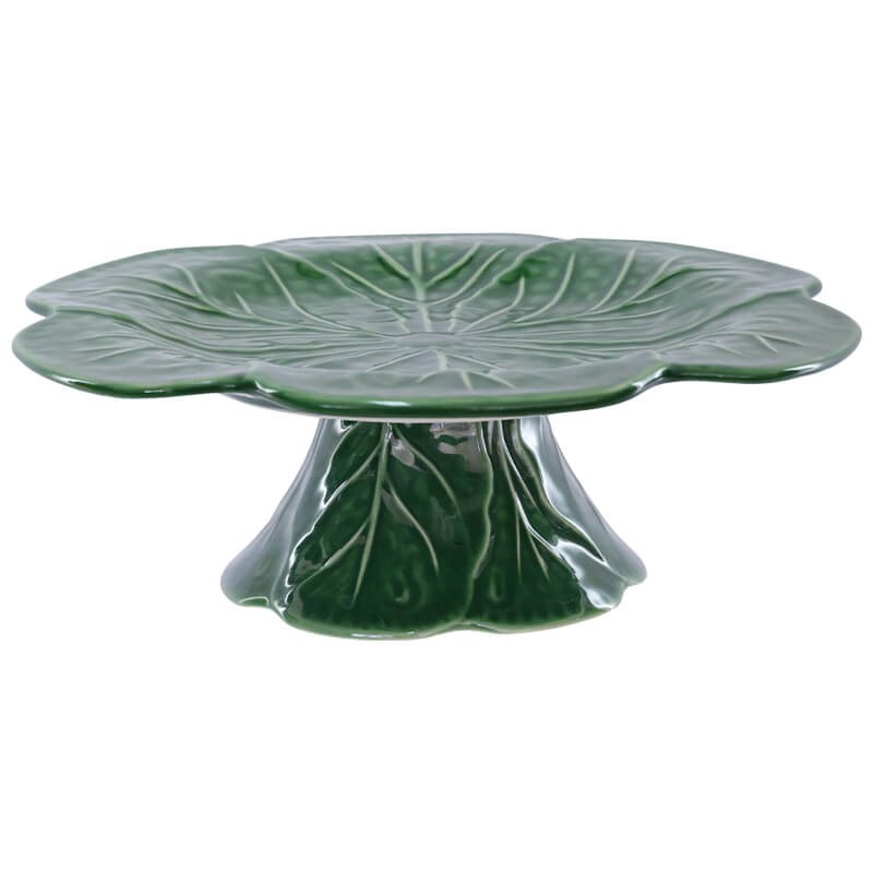 GREEN CABBAGE LEAF FTD PLATE 26CM - Image 2