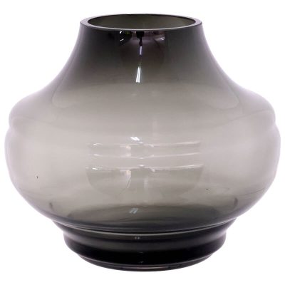 ASHLEY GREY VASE 22CM