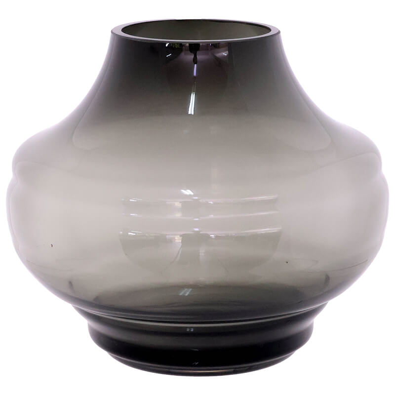ASHLEY GREY VASE 22CM