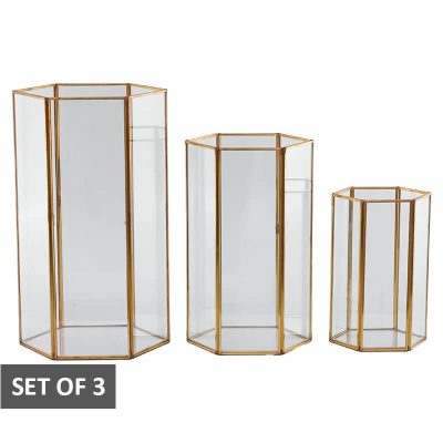 GOLD HEX C/HOLDER SET/3 15/20/25C
