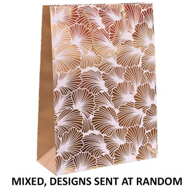 FOLAGE GOLD GIFT BAG LARGE 31X42X12