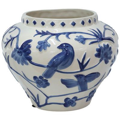 BIRD VASE 25X27CM