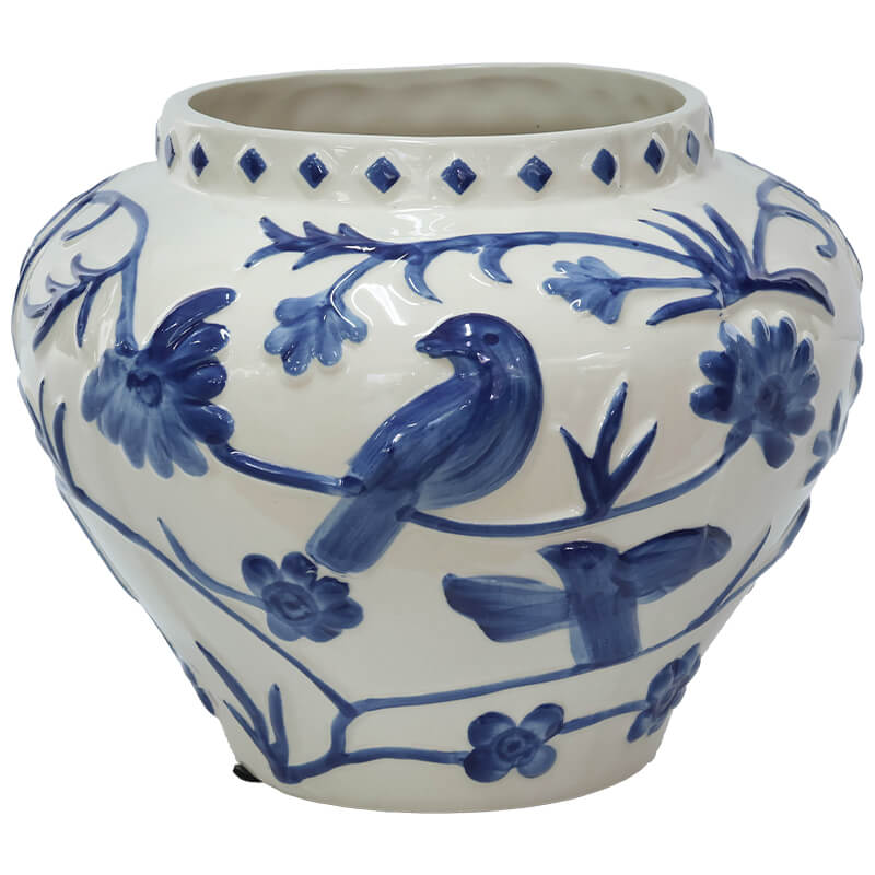 BIRD VASE 25X27CM